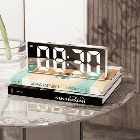 와이드 볼드 LED 미러시계 #4