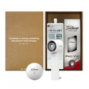 레스쁘리 2P 선물세트 D (타이틀리스트 PRO V1 / V1x+터빈 미니 선풍기)
