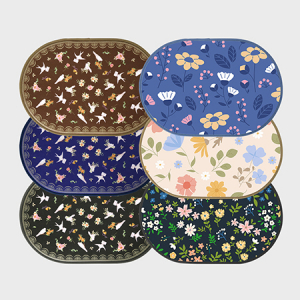 논슬립 반달형, 타원형 러그 // 맞춤제작