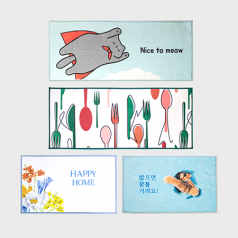 논슬립 사각러그 DTP전사 // 맞춤제작