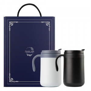 텀컵 에코 핸들형 스텐머그컵 2개 선물세트 500ml TS-500D