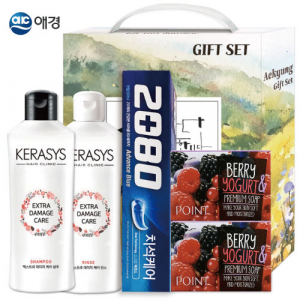 애경 실속 세트1호 (샴푸, 린스, 비누2p, 치약)