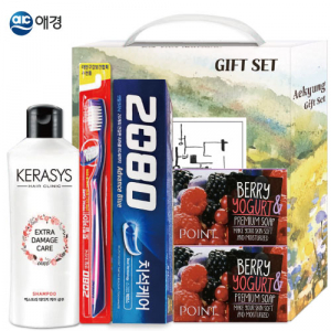 애경 실속 세트 6호 (샴푸, 치약, 비누2p, 칫솔)