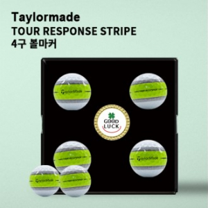 테일러메이드 투어 리스폰스 스트라이프 4구 볼마커 세트 (3pc)