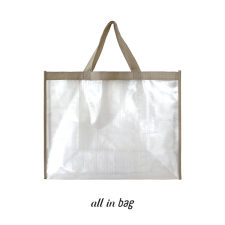 속보이는 친구백 L, 방수 타포린원단 다회용백 L사이즈 #3