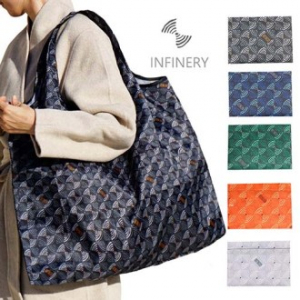 인피너리 휴대용 장바구니, 에코백, 시장가방, 폴딩백, 대