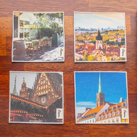 주문제작형 패브릭 티코스터 #2