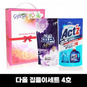 다올 집들이세트 4호 세탁세제, 주방세제, 욕실세제, 표백제
