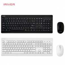 아이리버 저소음 무선 베이직 콤보 마우스 키보드 세트, Eqwear Wireless 베이직 무선 키보드 마우스 세트