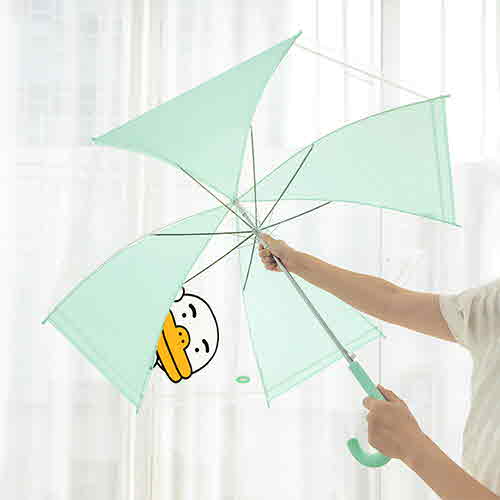 캐릭터 투명 우산 8폭형