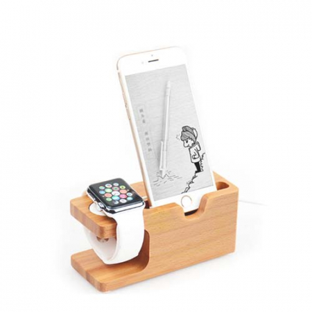 스마트워치 베이직 핸드폰 거치대 / 원목 스마트폰 워치 거치대 #2