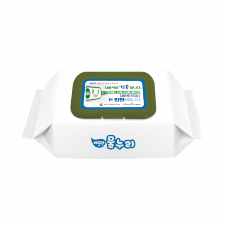 백색 (무광) 50매 물티슈 (그린 캡) #2