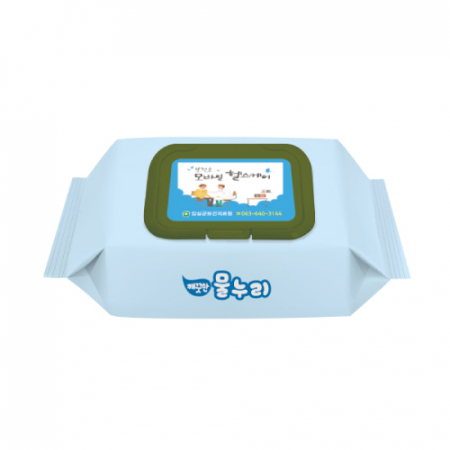 스카이 (무광) 40매 물티슈 (그린 캡) #2