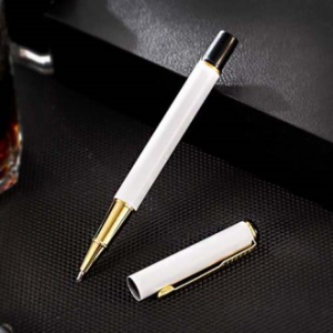 프라임 심플 골드 볼펜 비즈니스 검정색펜 화이트