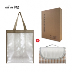 너랑나랑 피크닉 매트 + 속보이는 친구 타포린백M 세트