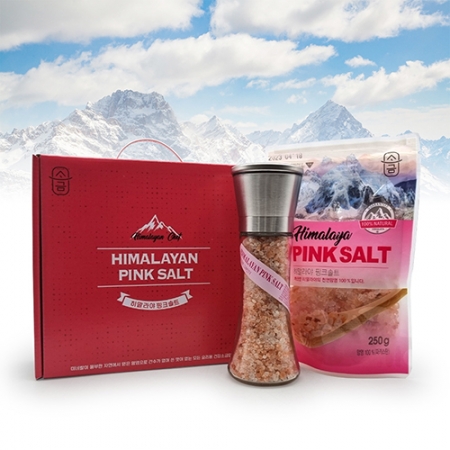 소금명가 히말라야 스텐 그라인더 핑크소금 2P 세트 #2