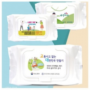 드림물티슈- 흰색 캡형 (60매-40g) 무광