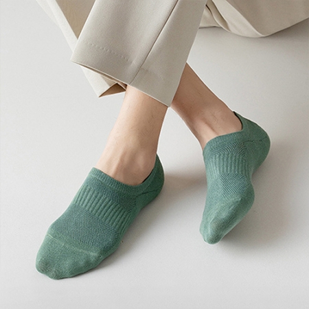 생활더봄 민트톤 남성용 안벗겨지는 페이크삭스 덧신양말 7켤레 #4