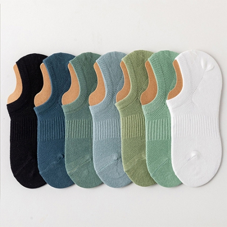 생활더봄 민트톤 남성용 안벗겨지는 페이크삭스 덧신양말 7켤레 #2