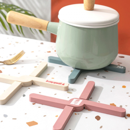 크로스 접이식 실리콘 냄비받침 #2