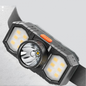 3헤드 헤드랜턴, 컴팩트 사이즈, 다기능, 해루질, 충전용헤드랜턴