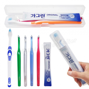 치과용 어금니칫솔 큐빅 오랄비 고탄력 미세모 가그린 1P / 교정용 칫솔세트