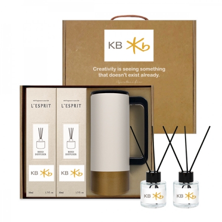 레스쁘리 스페셜 2P 세트 VV (디퓨저 BASIC 50mlx2 + 런던로얄 머그컵 350ml) #3