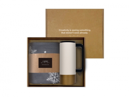 레스쁘리 스페셜 2P 세트 R (무릎담요 + 런던로얄 머그컵 350ml) #2