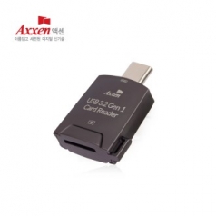 액센 USB3.2 Gen1 SD카드 고속 리더기