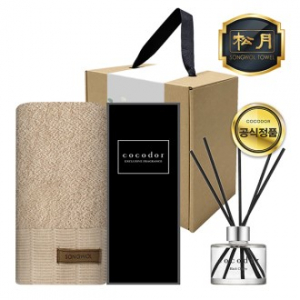 송월 프리미엄 디퓨저 세트 (명품 타올 1매 + 코코도르 디퓨저 200ml 1개)