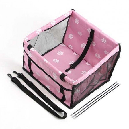 위드펫 베이직 강아지 카시트(패턴핑크) 반려견카시트 #4