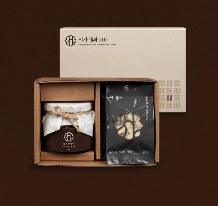 서가 정과 110(꿀 호두정과 1병x콩고물 도라지 정과 3팩) 선물세트 #2
