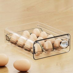 네모모 투명 달걀 계란 보관함 베이직 계란정리함 1단12구