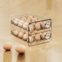 네모모 달걀 계란 보관함 베이직 계란정리함 2단24구