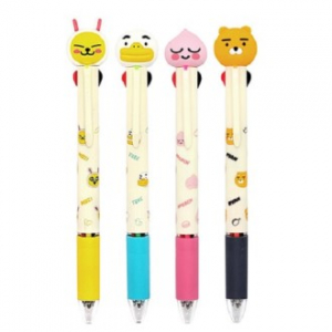 카카오프렌즈 피규어 멀티 4색볼펜 [J1]