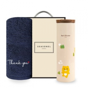 송월 시즈넬 선물세트  190g+카카오 슬림텀블러