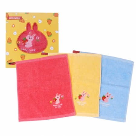 토끼면 주방타올 35x30cm #2