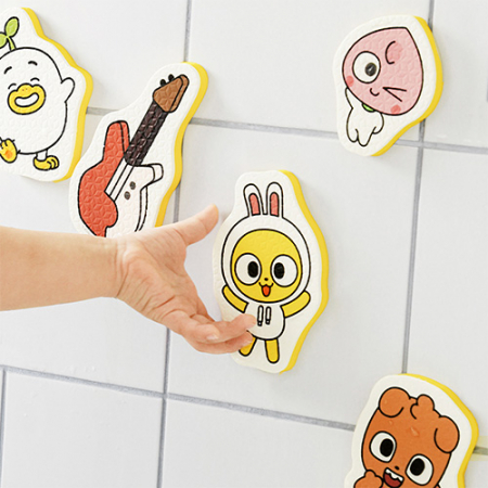 캐릭터 키즈 물로 붙이는 목욕놀이 스티커 #2