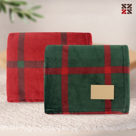 투톤체크극세사담요 #2