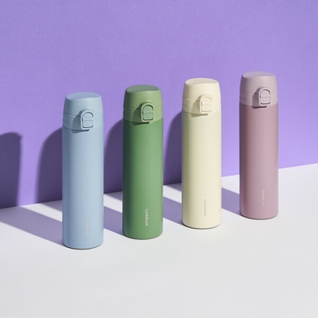 락앤락 텀블러 슬림핏 원터치 텀블러 대용량 스텐 보온보냉 텀블러손잡이 리유저블컵 #2