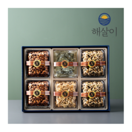[면세상품]선물세트 해살이 안주 혼합6종(멸치외)세트 #2