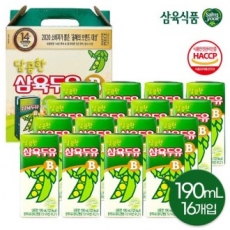 삼육 검은약콩칼슘두유16P