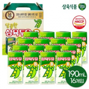 삼육 검은약콩칼슘두유16P