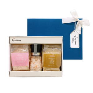 핑크 소금 세트 3 명절선물 선물세트 결혼식 답례품