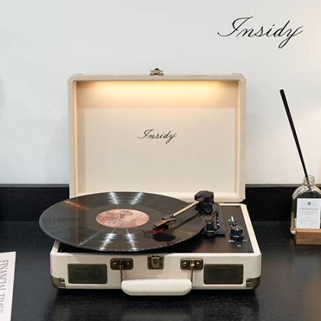 인사이디 조명 무드등 블루투스 LP 턴테이블 스피커 IBT-Retro LED #8