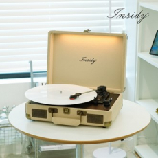 인사이디 조명 무드등 블루투스 LP 턴테이블 스피커 IBT-Retro LED
