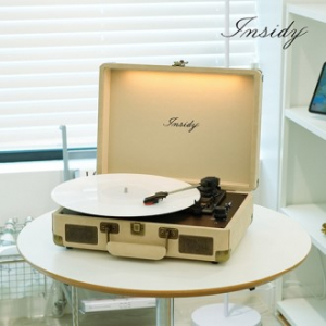 인사이디 조명 무드등 블루투스 LP 턴테이블 스피커 IBT-Retro LED