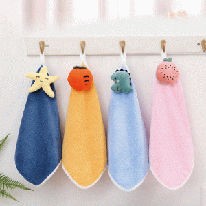 극세사 주방 고리타올 어린이집 핸드타올