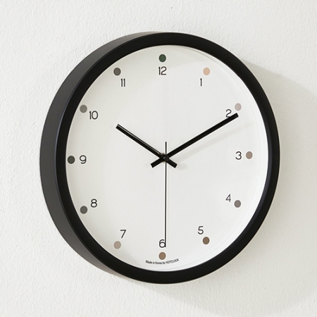 심플 크림베이지 벽시계 (300파이) #5