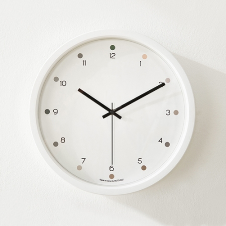 심플 크림베이지 벽시계 (300파이) #3